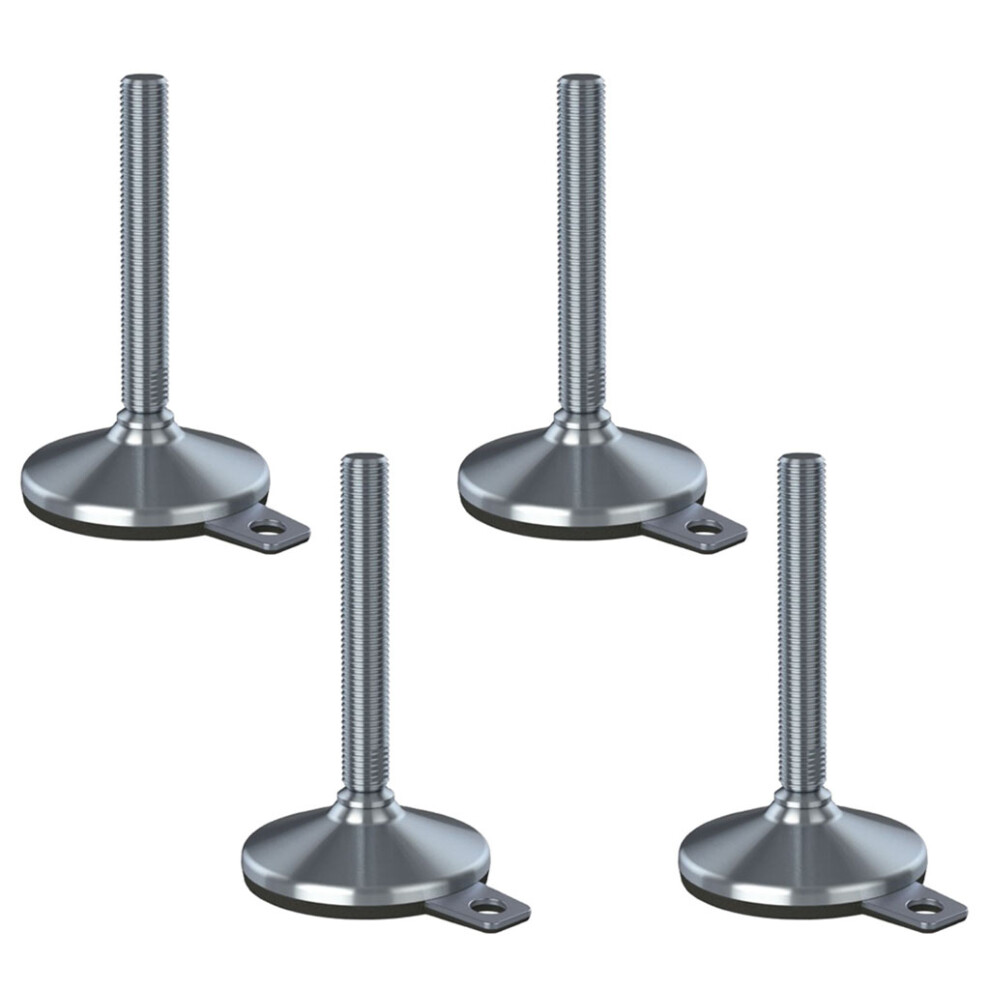 Stainless Levelling Foot M20x150 105Mm Base & Anti-Vibration Pad 8800Kg-Set Of 4 5056116816580