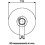 120mm Rundrillenrad mit 2 Kugellagern 17