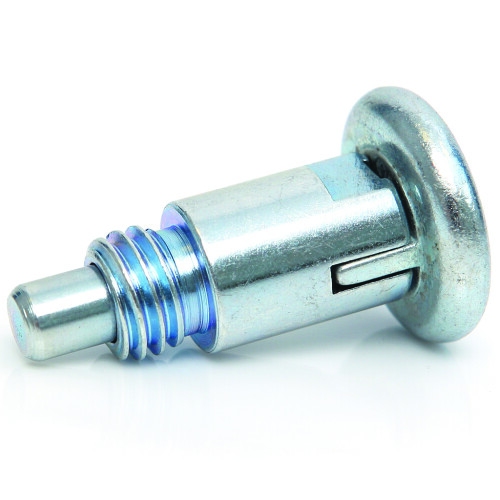 Indeksimäntä ruostumaton runko M10x1.00 6 mm tapilla