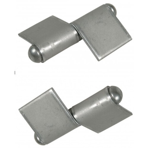 Hinge 160mm Steel wing type - 1 pair - left and right hand