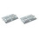 Hinge heavy duty 90x75 Zinc plated - 1pair - 2pcs. 1