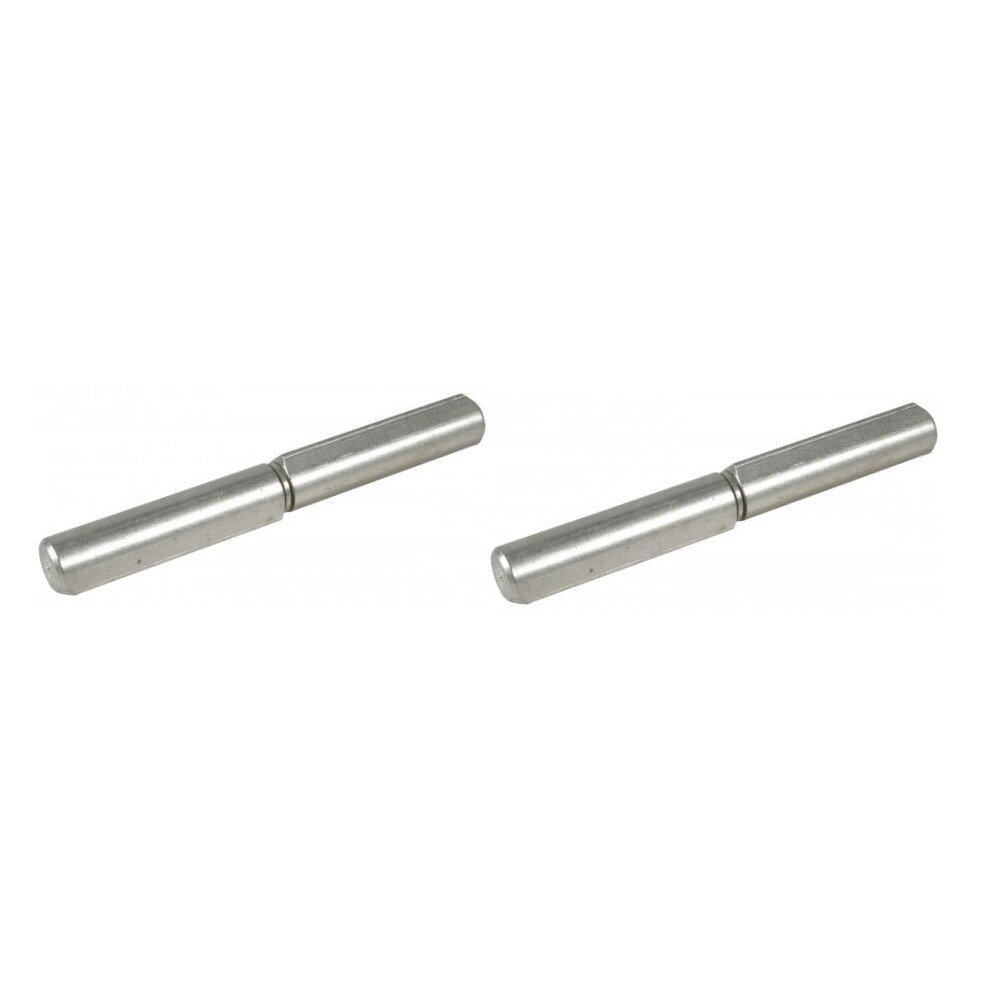 Hinge 100Mm Stainless Drop Profile Weldable Fixed Pin - 1Pair - 2Pcs 5056116818775