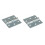 Scharnier 63x63 Verzinkte quadratische Form - 1 Paar - 2 Stk 1
