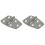Hinge 40x55mm stainless steel - 1pair - 2pcs 1