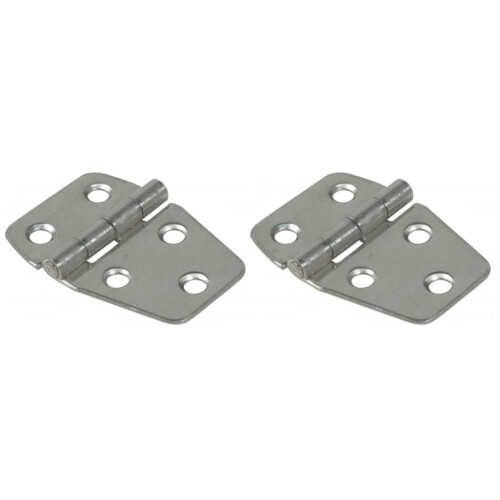 Hinge 40x55mm stainless steel - 1pair - 2pcs