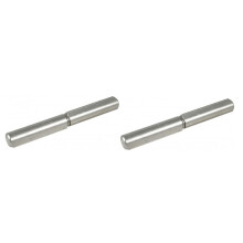 Scharnier 140mm Edelstahl-Tropfenprofil schweißbar fester Stift - 1 Paar - 2 Stk