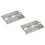 Hinge heavy duty 63x44mm Fixed pin stainless steel -1pair - 2pcs 1