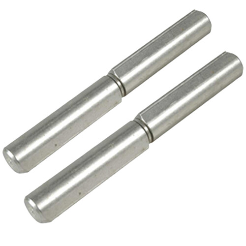 Hinge 60mm Stainless drop profile weldable fixed pin - 1pair - 2pcs