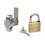 Cadenas à came avec trou et cadenas adaptés 1
