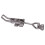 Small over-centre catch with receiver - Stainless steel (304) 1