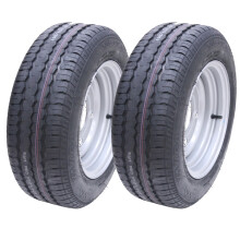 2-185/60 R12C 5 tacos 112mm PCD ruedas de remolque y neumático Brian james Ifor williams