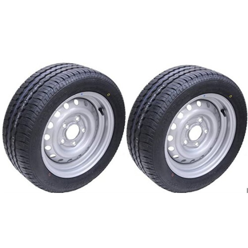 Parnells Ensemble de 2 roues remorque -165/R13C 5/112/63