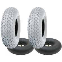 2.80/2.50-4 Grau Mobilität Roller Reifen & Schlauch Set Luftreifen TR87 (Satz von 2)