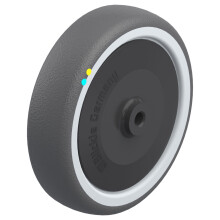 125mm Rad mit grauem, elektrisch leitfähigem, thermoplastischem Polyurethan auf Nylon
