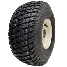 15x6.00-6 Grass Lawnmower Wheel Wanda 4ply P332 Tyre Fitted on Rim 20mm Bearings
