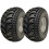 Parnells 22x11.00-8 ATV Quad pneu Wanda P308 Road Legal 4 Stud Jantes PCD de 4 polegadas (conjunto de 2) 1