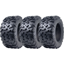 Pneus ATV OBOR Vulture 27x11.00R14 - 6 plis, tubeless, route légale E-Mark 74J, 375 kg - Lot de 3