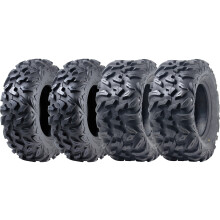 25x10.00R12 &amp; 25x8.00R12 Neumáticos ATV OBOR Vulture 6-ply Road Legal (Juego de 2 y 2)