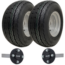 20.5x8.00-10 Kit per rimorchio Ruote ad alta velocità omologate per la circolazione stradale ALKO Hub &amp; Stub Axle 750kg
