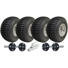 18x9.50-8 Eixo duplo ATV Knobby Quad Trailer Kit Rodas, Eixos ALKO e Engate 408kg