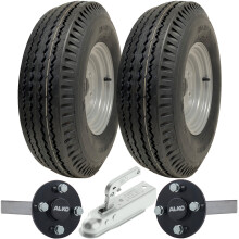 5.00-10 High Speed Trailer Kit Road Legal P802 Wheels ALKO Axles &amp; Hitch 710kgs