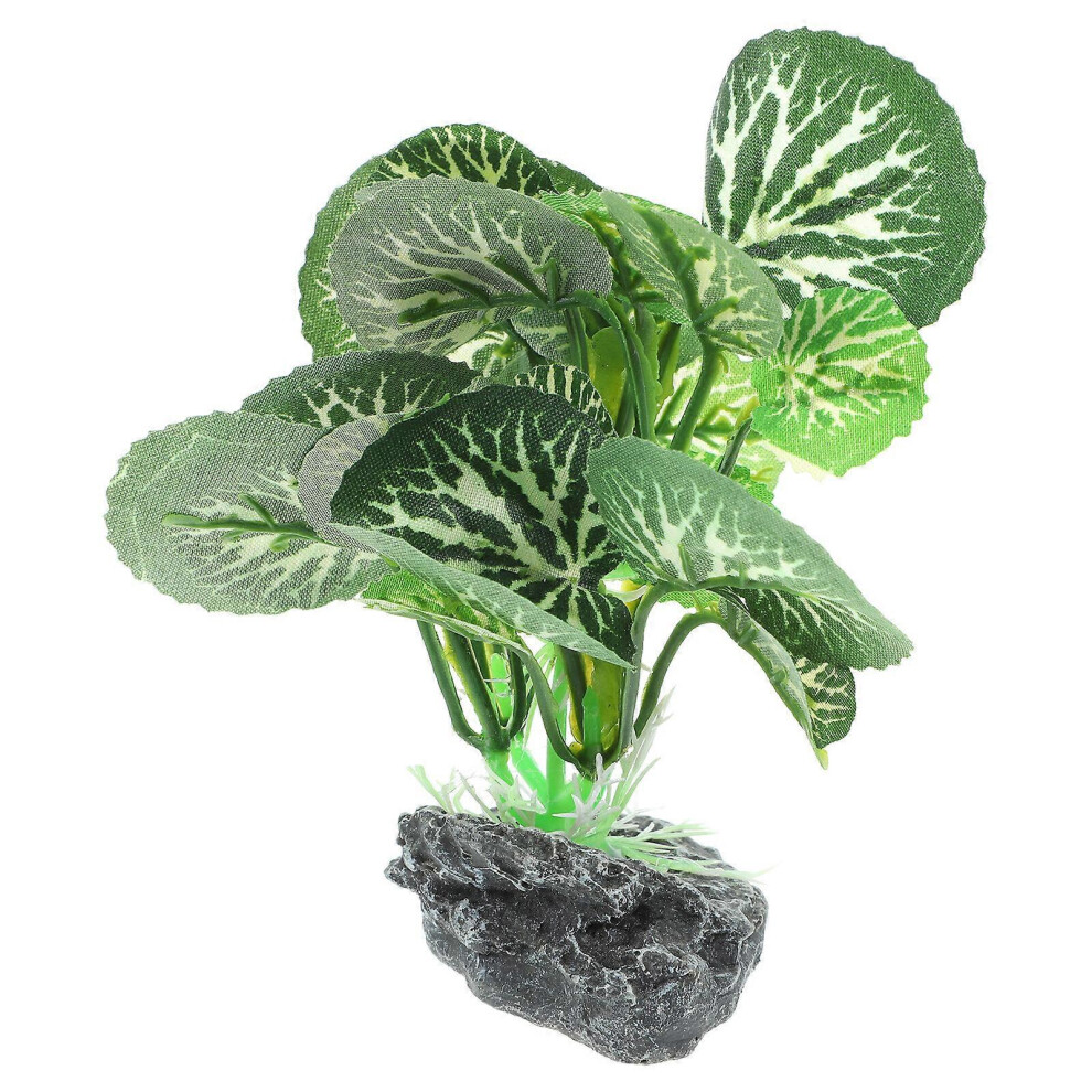 Kricely (As Show, One Size) Aquarium Artificial Plant Decoration Goldfish Hide Plant Fish Tank Decoration