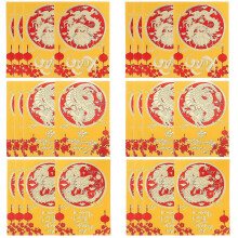 (As show, One size) 30Pcs Red Envelopes The Year of Dragon Red Packets Luck Money Envelopes New Year Red Envelopes (Random Style)