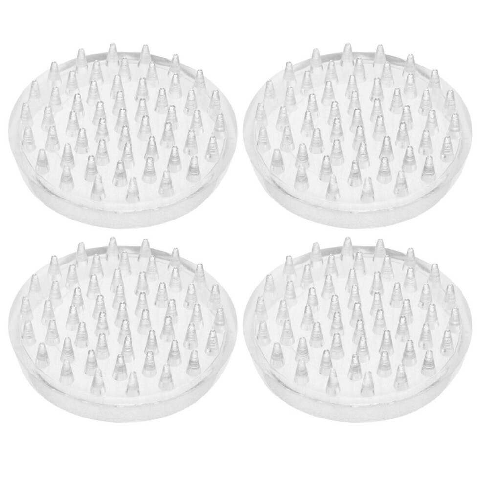 (As Show, One Size) 4Pcs Furniture Grippers Chair Leg Anti-Slip Pad Wooden Floor Protector Table Sofa Leg Pads 5451560059536
