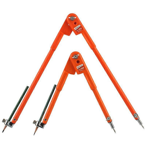 (As show, One size) Compasses/Set Precision Pencil Compasses, Large Diameter - Orange90cm+150cm