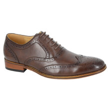 (UK Size 13) GOOR M424DB Men's Fashion 5 Eyelet Oxford Brogue Dress Formal Casual Shoes