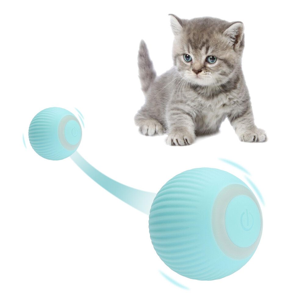Elektrische Interactieve Kattenspeelgoedbal Met Led En Automatische Modi-image