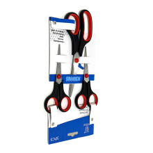 PACK OF 3 SET COMFORT GRIP HANDLE KITCHEN SCISSORS WITH STAINLESS STEEL BLADES