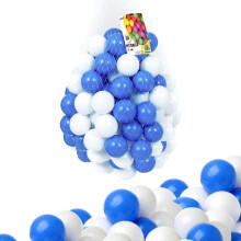 Zuvo Blue Ball Pit Balls 100 Pack for childrens - Colorful Plastic Balls for Kids' Pool & Ball Pits