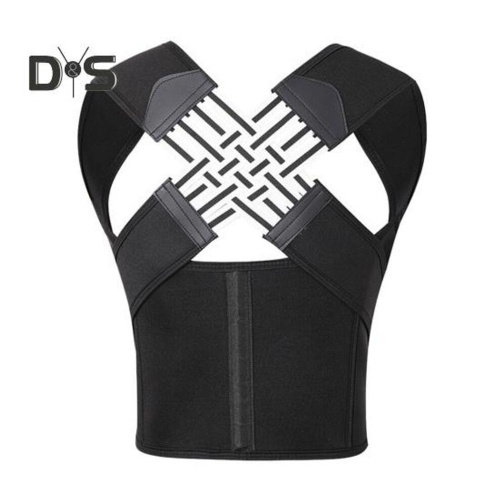 (as the picture, S) Unisex Instant Posture Corrector Women Men Posture Improvement Belt Flexible Design Back Correction