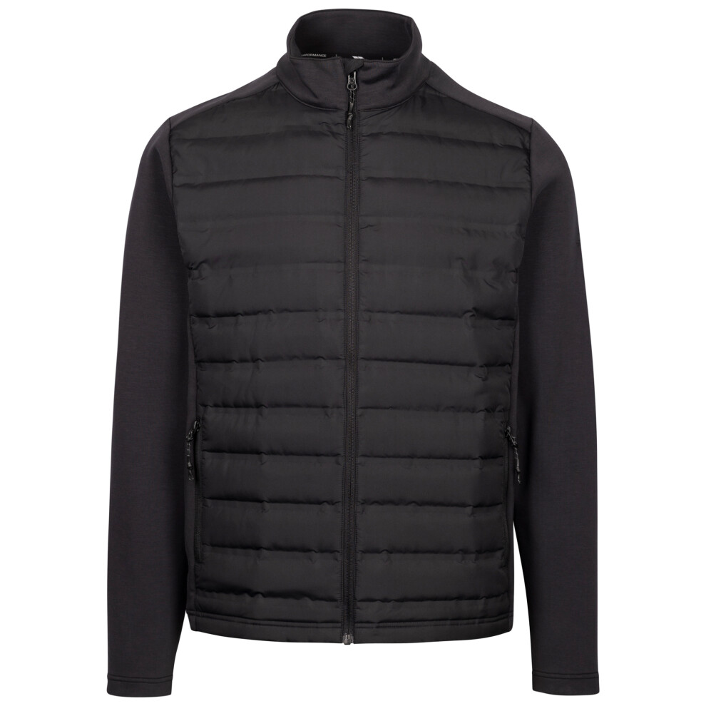 (XL, Black) Trespass Mens Orford Hybrid Padded Jacket