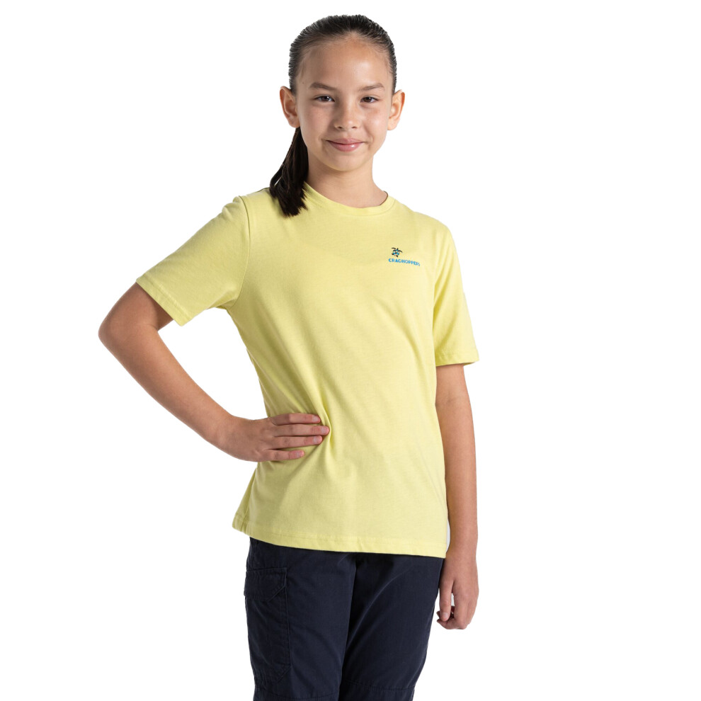 (9-10 Years, Key Lime) Craghoppers Childrens/Kids Ellis Turtle Short-Sleeved T-Shirt