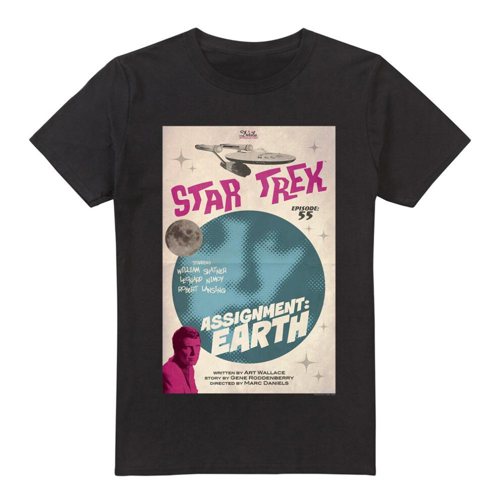 (L, Black) Star Trek Mens The Original Series Episode 55 T-Shirt