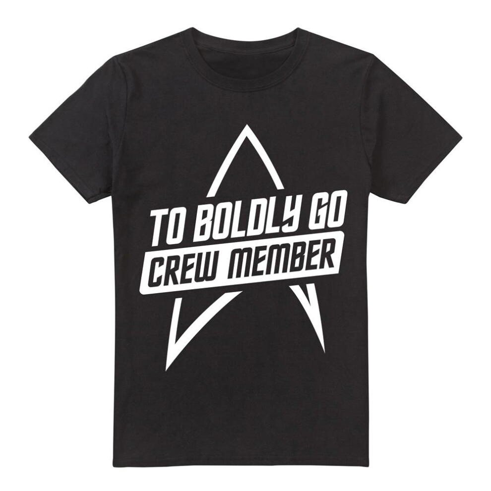 (XL, Black) Star Trek Mens The Next Generation Crew Member T-Shirt