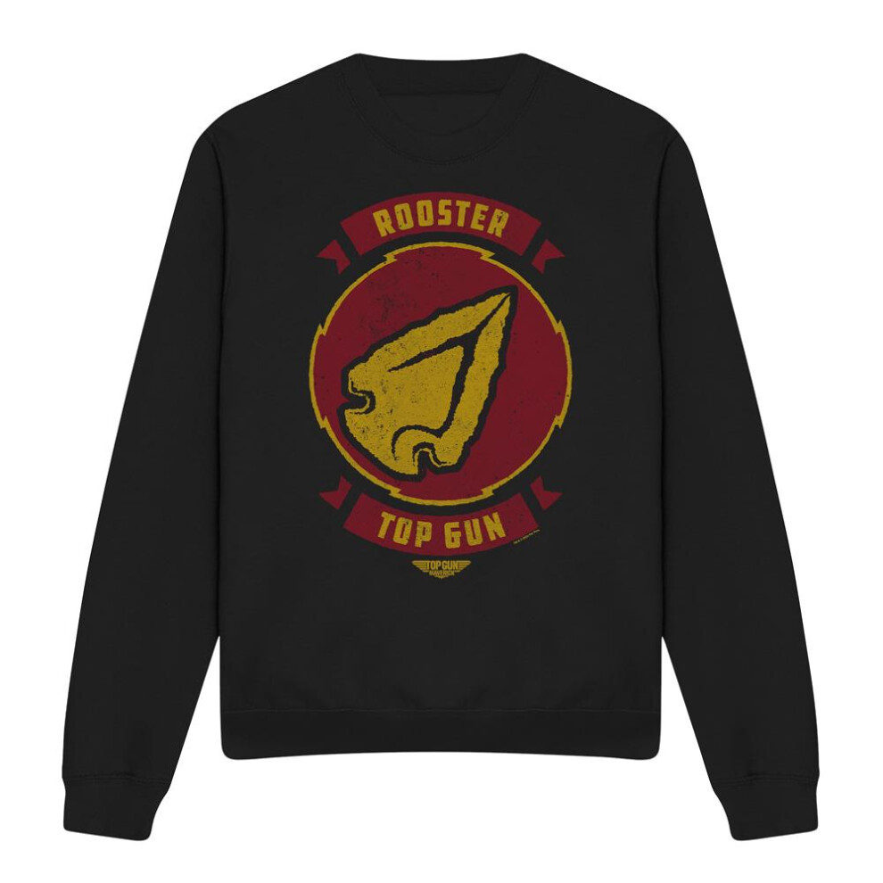 (XXL, Black) Top Gun: Maverick Unisex Adult Rooster Call Sign Sweatshirt-image-OPC-PG8TJBJ-NEW