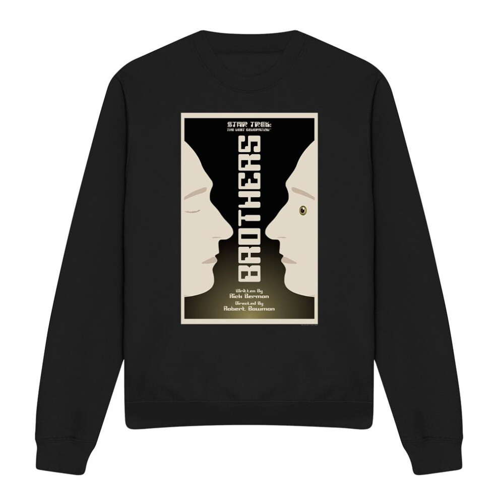 (XL, Black) Star Trek Unisex Adult The Next Generation Season 4 Episode 3 Sweatshirt