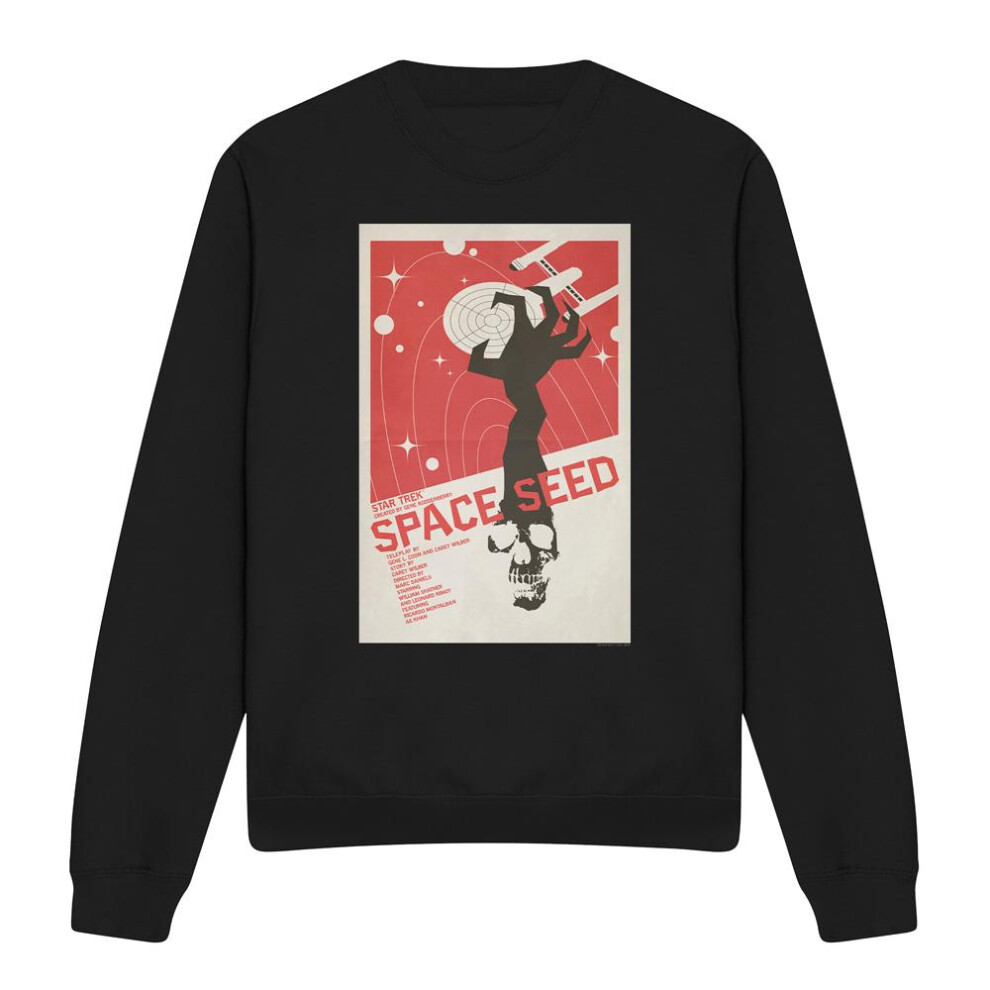 (S, Black) Star Trek Unisex Adult The Original Series Episode 22 Sweatshirt