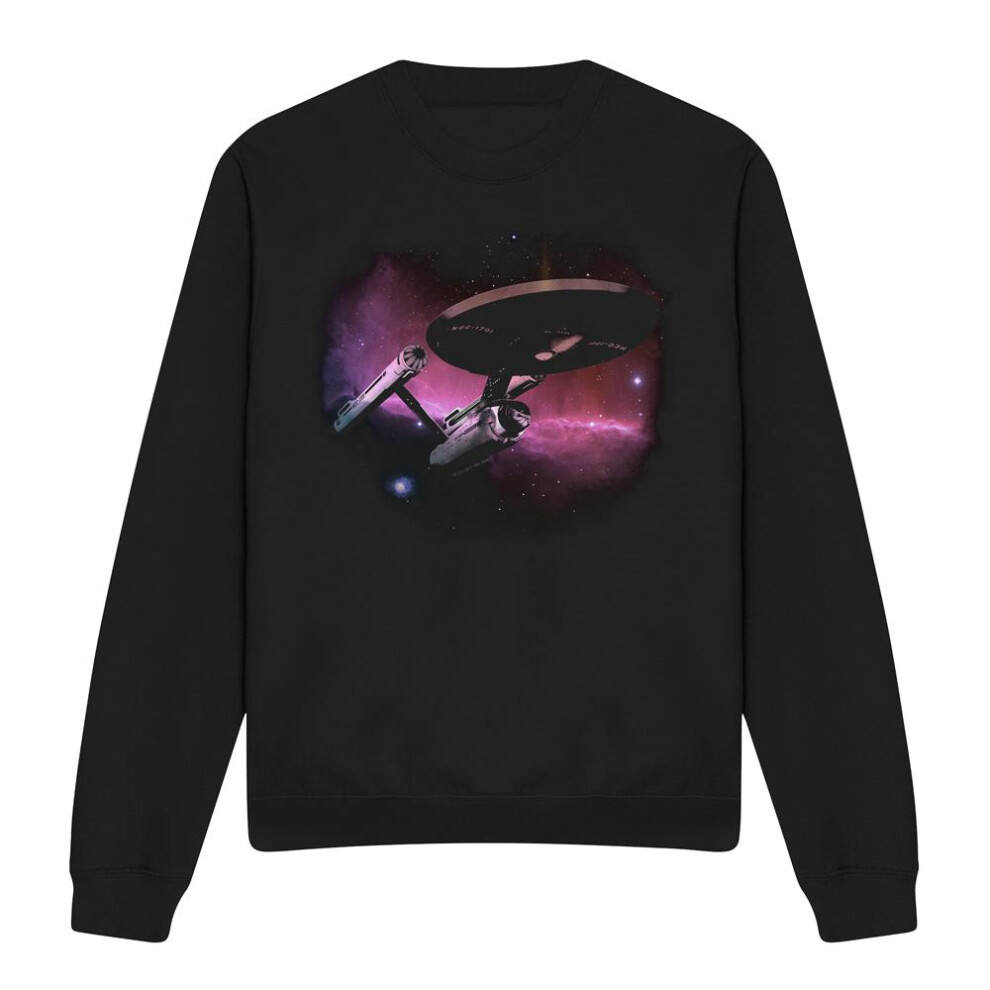 (L, Black) Star Trek Unisex Adult Prime Directive Sweatshirt