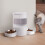 Living And Home 3L Double Bowl Automatic Pet Feeder App Control 2