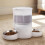 Living And Home 3L Double Bowl Automatic Pet Feeder App Control 1