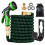 (100ft) 75ft/100ft Expandable Garden Hose with 9 Function Nozzle Flexible Strong Water Hose 1