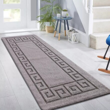 (Grey, 60x110cm) Non Slip Long Hallway Runner Rug Bedroom Carpet Washable Rugs Kitchen Floor Mats