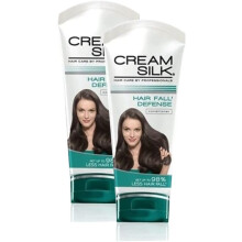 Cream Silk Hair Fall Defense Conditioner 180mL Pack OF 2 | Strengthening & Anti-Hair Fall Formula | Nourishing Conditioner for Strong, Healthy Hair