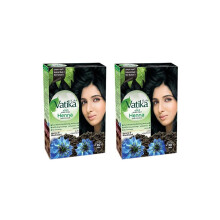 VATIKA Dabur Vatika Henna Haircolor, 10 gm (Pack of 2) Natural Black