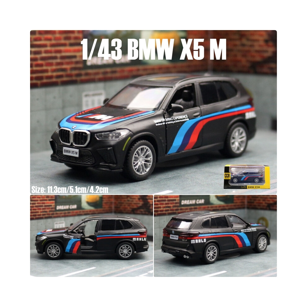 (Black) 1/43 BMW X5 M Toy Car Model For Children CCA Welly Sport SUV Miniature Free Wheels Pull Back Diecast-image-OPC-PG8W8D7-NEW