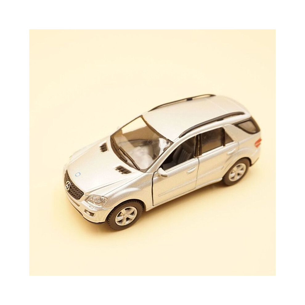 (Silver) 1:36 ML-Class ML350 SUV Alloy Car Diecasts & Toy Vehicles Car Model Miniature Scale Model Car Toys For-image-OPC-PG8W8SV-NEW